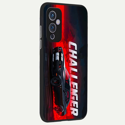  Crimson Challenger Fury back cover For OnePlus 9 slim fit glass case with vibrant aesthetic design