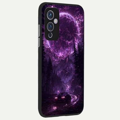  Eternal Cosmic Drive back cover For OnePlus 9 slim fit glass case with vibrant aesthetic design