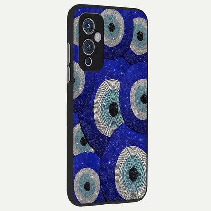  Galaxy Eye Flow back cover For OnePlus 9 slim fit glass case with vibrant aesthetic design