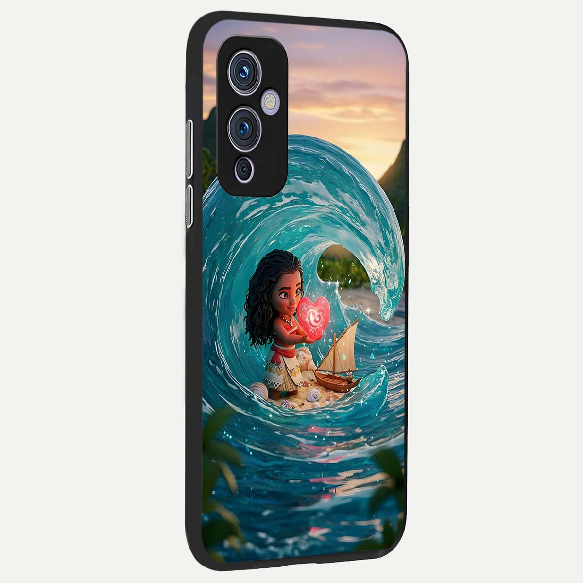  Heart of Ocean back cover For OnePlus 9 slim fit glass case with vibrant aesthetic design
