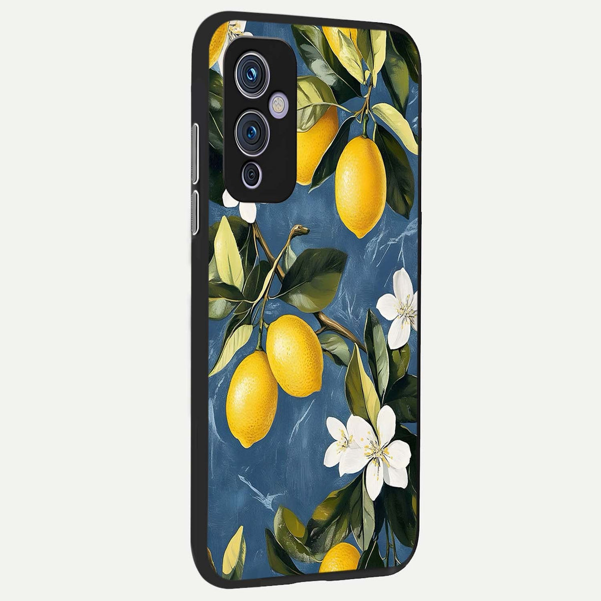  Lemon Dream Garden back cover For OnePlus 9 slim fit glass case with vibrant aesthetic design