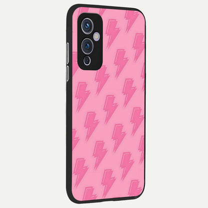  Pink Moo Magic back cover For OnePlus 9 slim fit glass case with vibrant aesthetic design