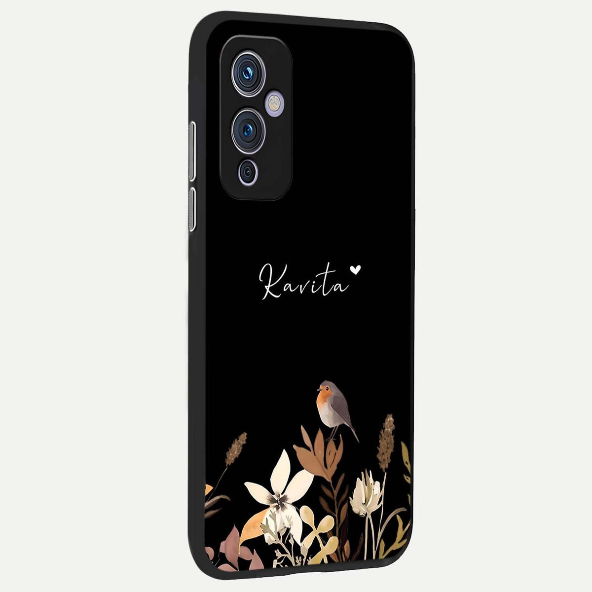  Quiet Garden Tune Custom Name back cover For OnePlus 9 slim fit glass case with vibrant aesthetic design