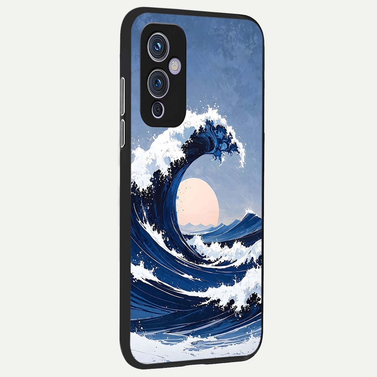  Rising Tide Power back cover For OnePlus 9 slim fit glass case with vibrant aesthetic design