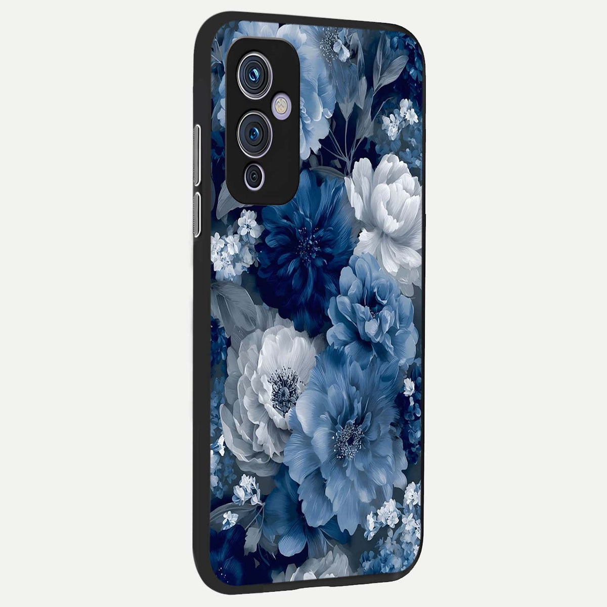  Royal Bloom Garden back cover For OnePlus 9 slim fit glass case with vibrant aesthetic design