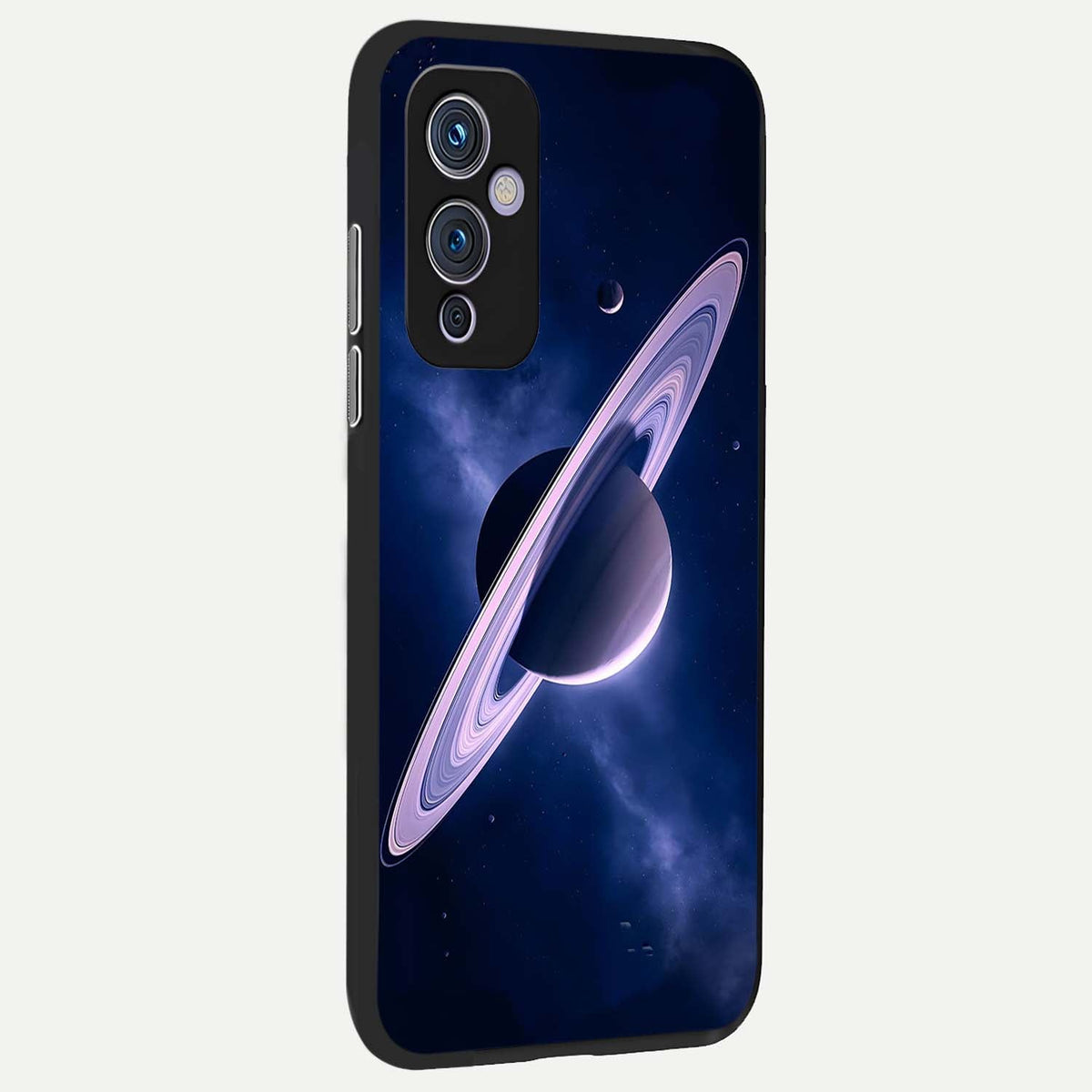  Saturn Ring Mystique back cover For OnePlus 9 slim fit glass case with vibrant aesthetic design