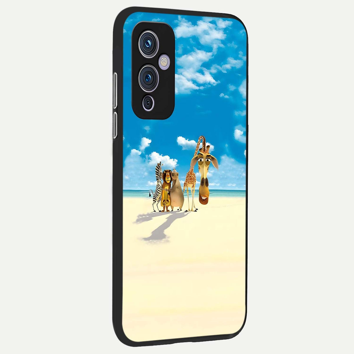  Tropical Fun Squad back cover For OnePlus 9 slim fit glass case with vibrant aesthetic design