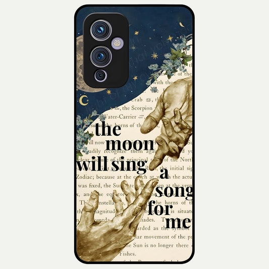  Aesthetic Divine Glass Case For OnePlus 9 back cover – full design glossy printed glass finish