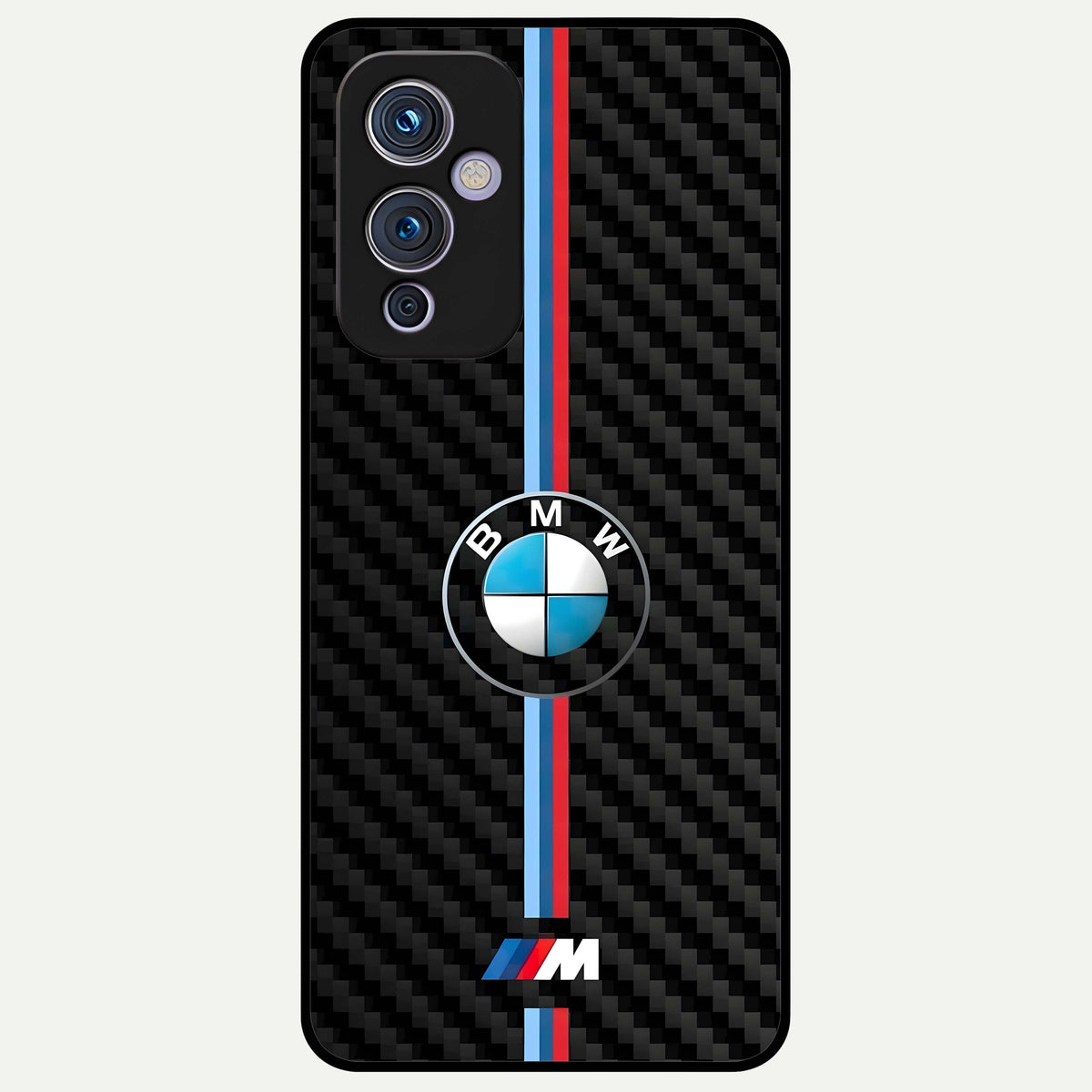  BMW Pattern Glass Case For OnePlus 9 back cover – full design glossy printed glass finish