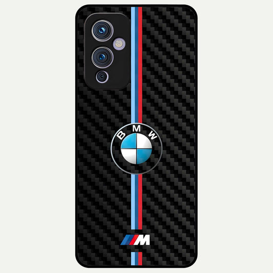  BMW Pattern Glass Case For OnePlus 9 back cover – full design glossy printed glass finish