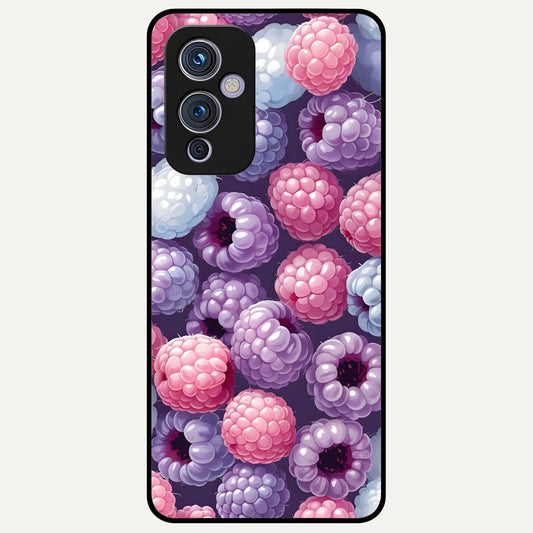  Berry Candy Pop Glass Case For OnePlus 9 back cover – full design glossy printed glass finish
