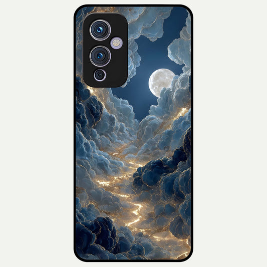  Celestial Cloud Road Glass Case For OnePlus 9 back cover – full design glossy printed glass finish