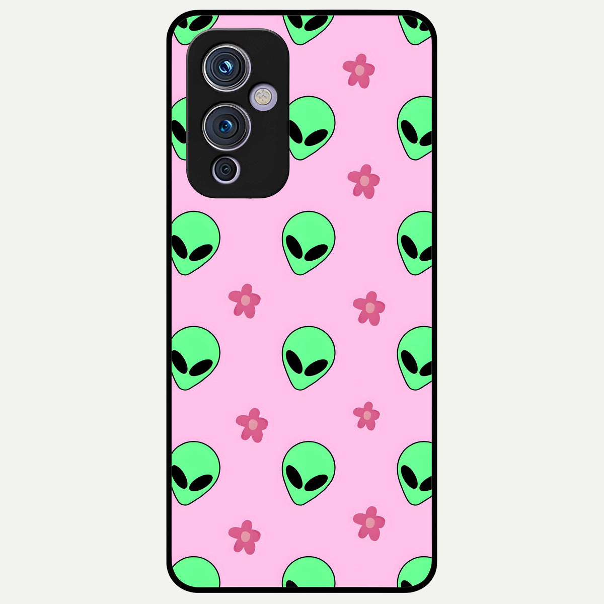  Cosmic Cute Crush Glass Case For OnePlus 9 back cover – full design glossy printed glass finish