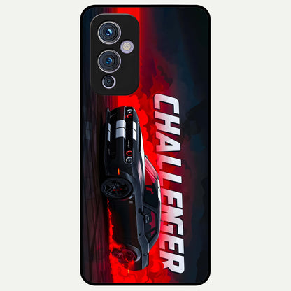  Crimson Challenger Fury Glass Case For OnePlus 9 back cover – full design glossy printed glass finish