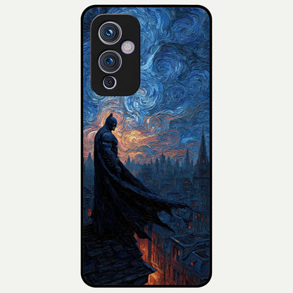  Dark Knight Dusk Glass Case For OnePlus 9 back cover – full design glossy printed glass finish