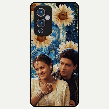  Eternal Love Story Glass Case For OnePlus 9 back cover – full design glossy printed glass finish
