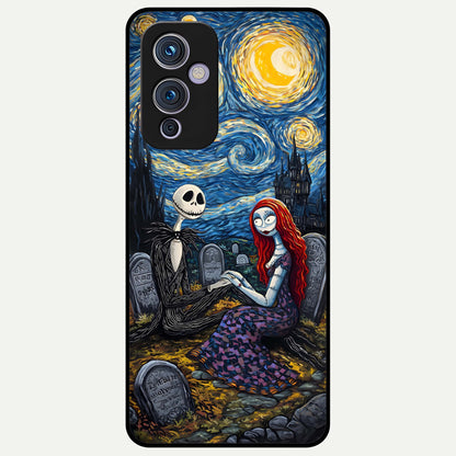  Eternal Night Love Glass Case For OnePlus 9 back cover – full design glossy printed glass finish