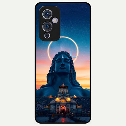  Eternal Shiva Aura Glass Case For OnePlus 9 back cover – full design glossy printed glass finish