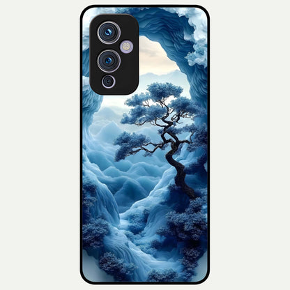  Frozen Serenity Gate Glass Case For OnePlus 9 back cover – full design glossy printed glass finish