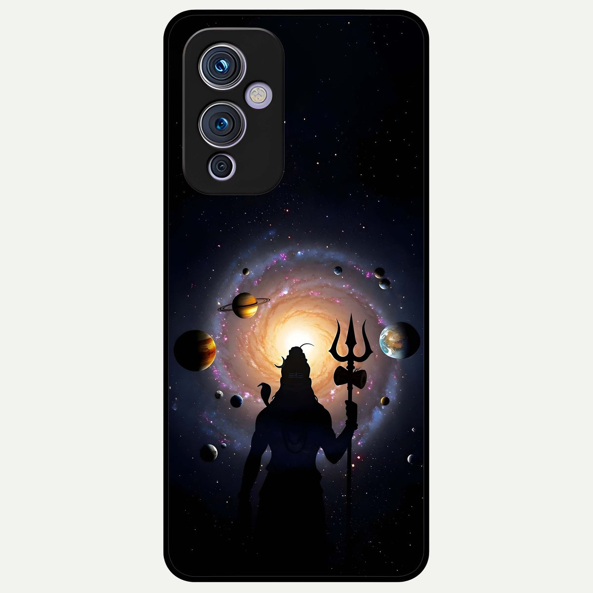  Galactic Shiva Vision Glass Case For OnePlus 9 back cover – full design glossy printed glass finish