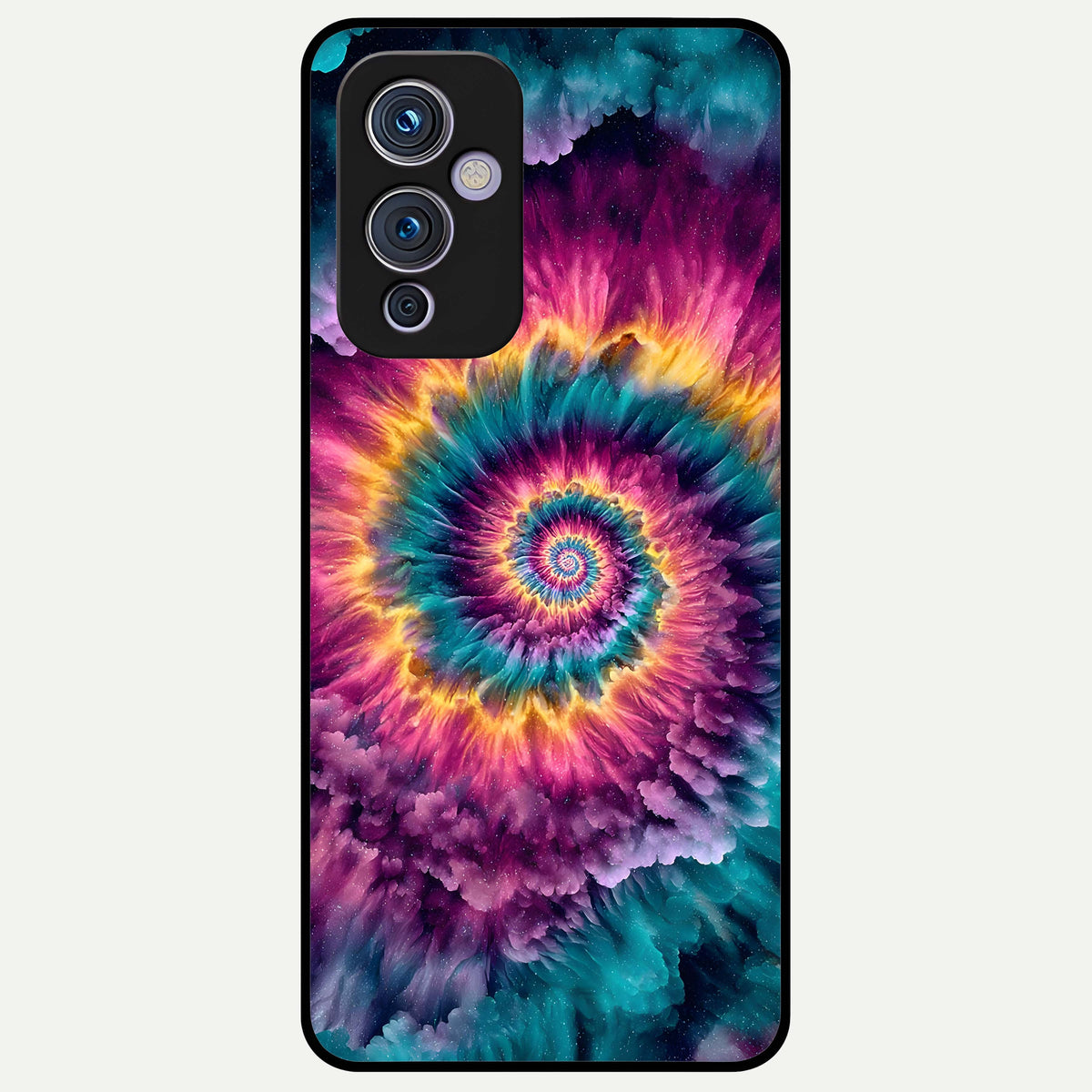  Galactic Spiral Burst Glass Case For OnePlus 9 back cover – full design glossy printed glass finish