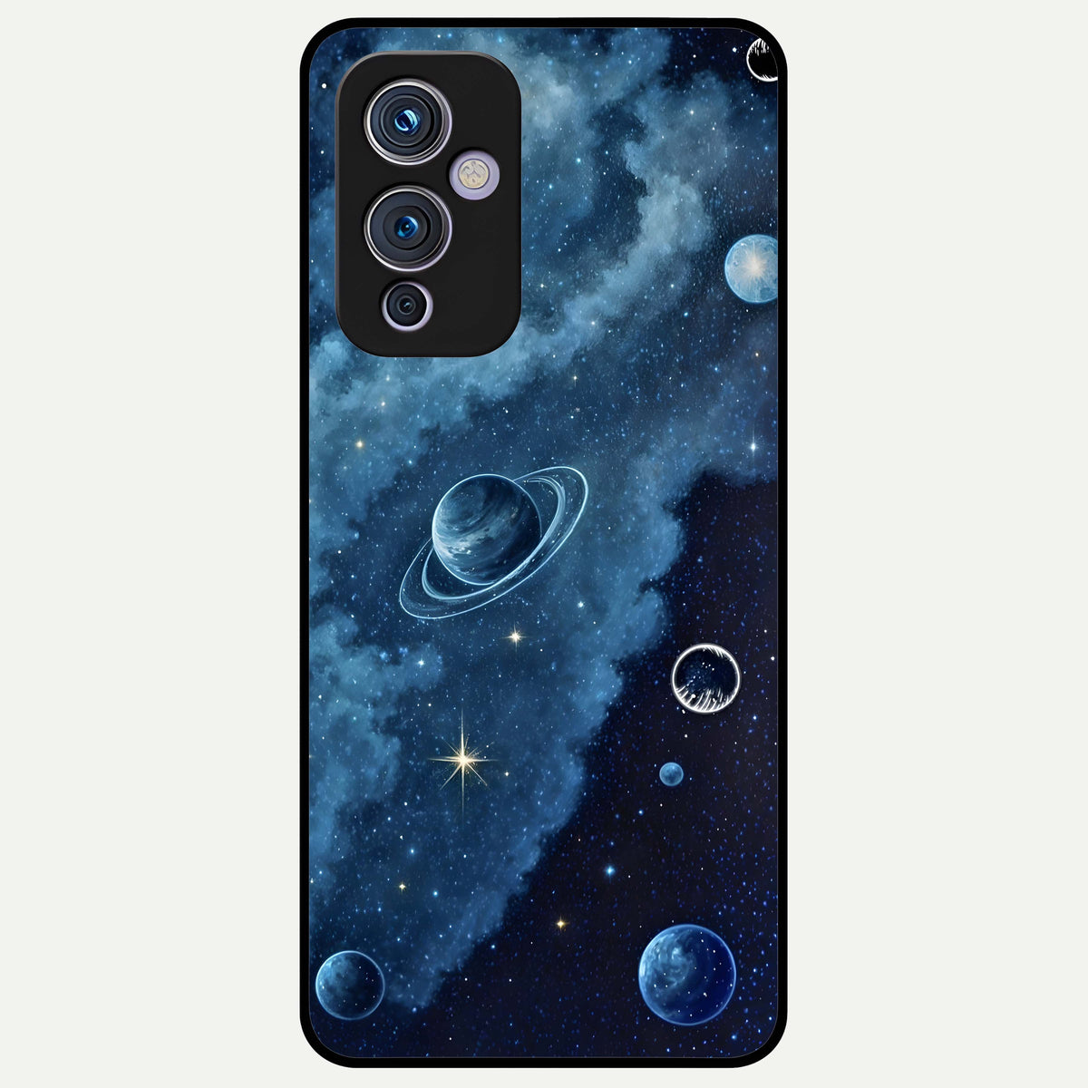  Galaxy Dream Space Glass Case For OnePlus 9 back cover – full design glossy printed glass finish