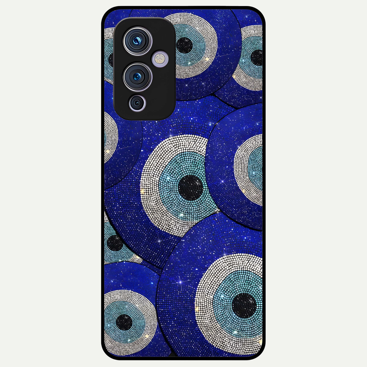  Galaxy Eye Flow Glass Case For OnePlus 9 back cover – full design glossy printed glass finish