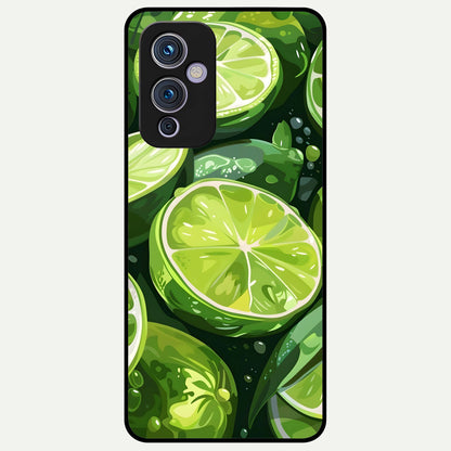  Green Kawasaki Glass Case For OnePlus 9 back cover – full design glossy printed glass finish