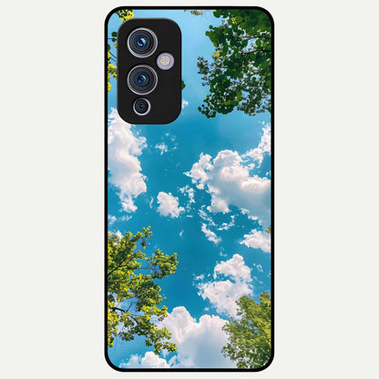  Green Moon Energy Glass Case For OnePlus 9 back cover – full design glossy printed glass finish