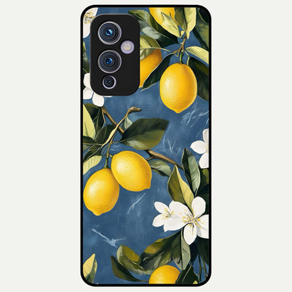  Lemon Dream Garden Glass Case For OnePlus 9 back cover – full design glossy printed glass finish