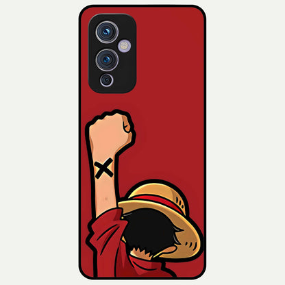  Luffy X Spirit Glass Case For OnePlus 9 back cover – full design glossy printed glass finish