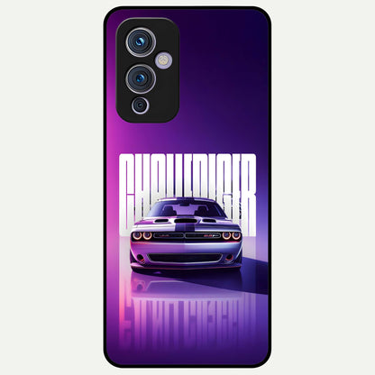  Midnight Muscle Ride Glass Case For OnePlus 9 back cover – full design glossy printed glass finish