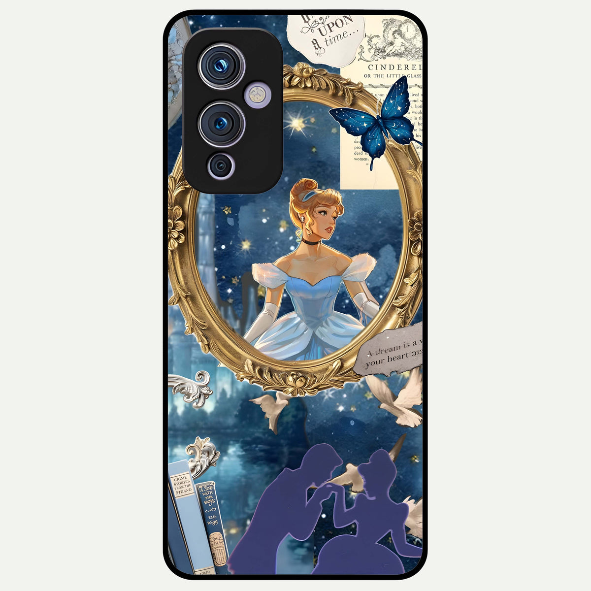  Midnight Queen Glass Case For OnePlus 9 back cover – full design glossy printed glass finish