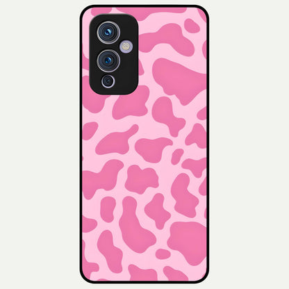  Pinkish Scenery Glass Case For OnePlus 9 back cover – full design glossy printed glass finish