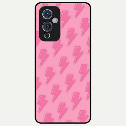 Pink Moo Magic Glass Case For OnePlus 9 back cover – full design glossy printed glass finish