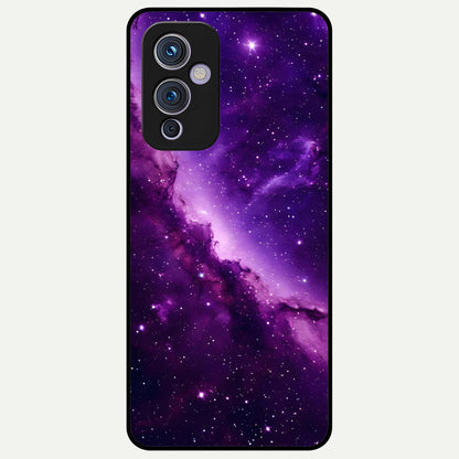  Purple Shade Sky Glass Case For OnePlus 9 back cover – full design glossy printed glass finish