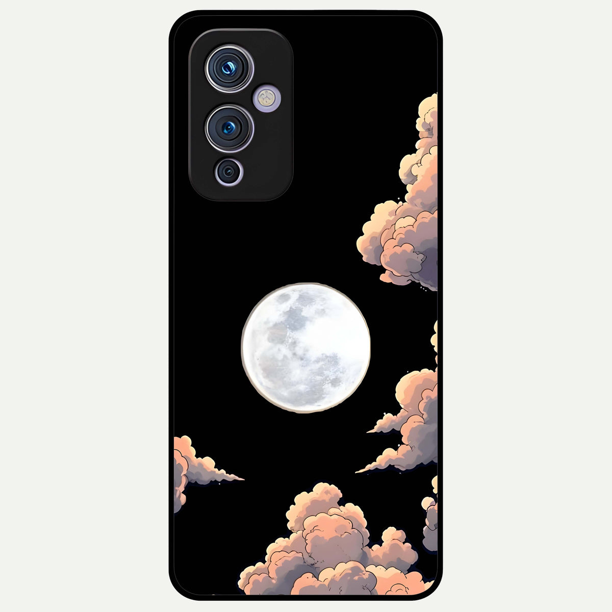  Shade Cloud Moon Glass Case For OnePlus 9 back cover – full design glossy printed glass finish