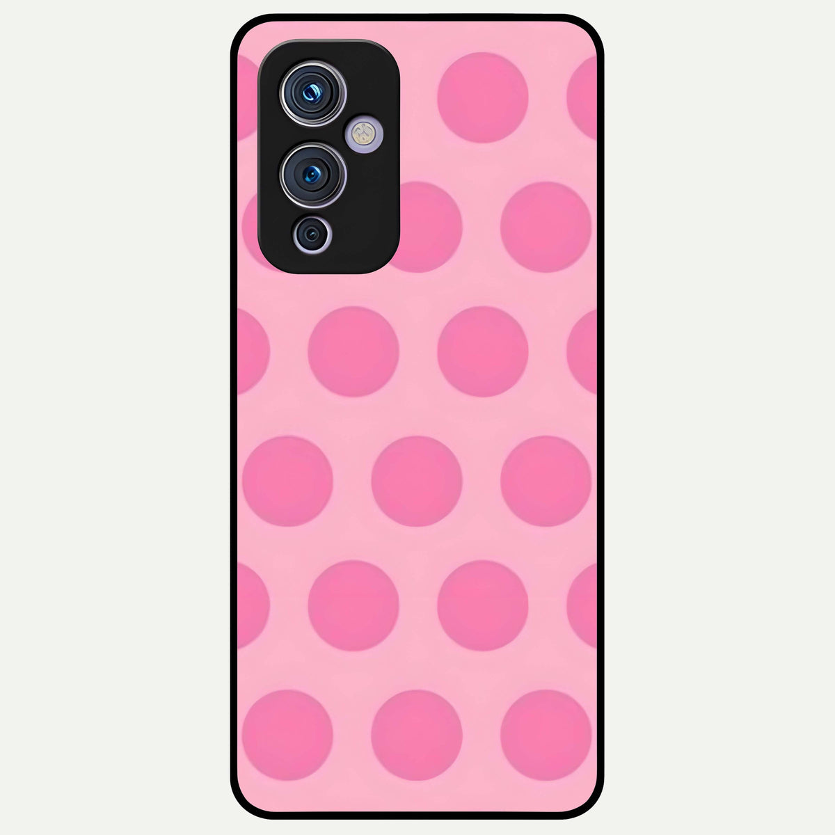  Sweet Dot Dreams Glass Case For OnePlus 9 back cover – full design glossy printed glass finish