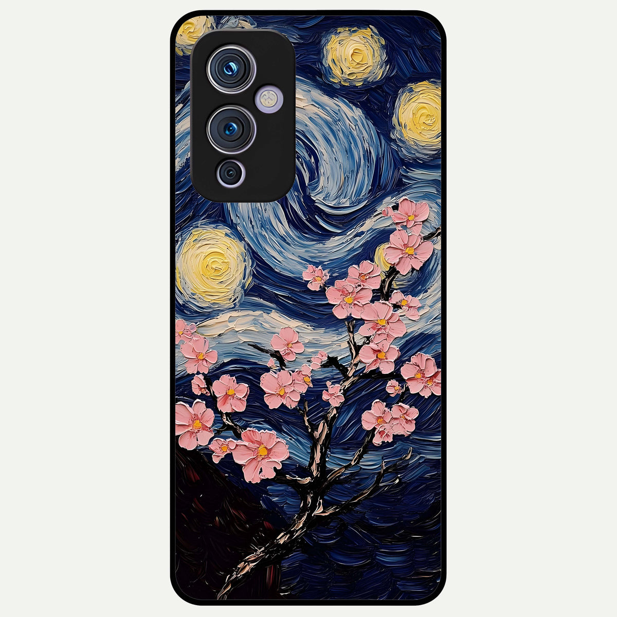  Van Gogh Scenery Glass Case For OnePlus 9 back cover – full design glossy printed glass finish