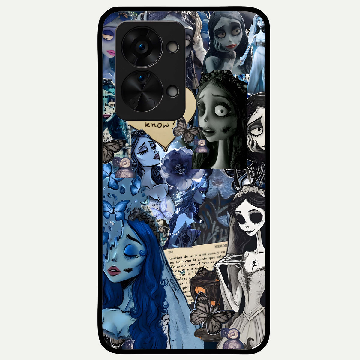  Corpse Bride Posters Glass Case For OnePlus Nord 2T back cover – full design glossy printed glass finish