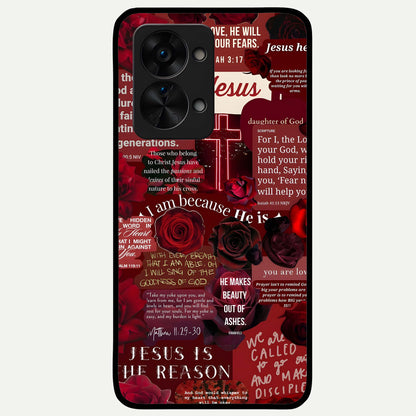  Jesus Love Heals Glass Case For OnePlus Nord 2T back cover – full design glossy printed glass finish