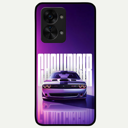  Midnight Muscle Ride Glass Case For OnePlus Nord 2T back cover – full design glossy printed glass finish