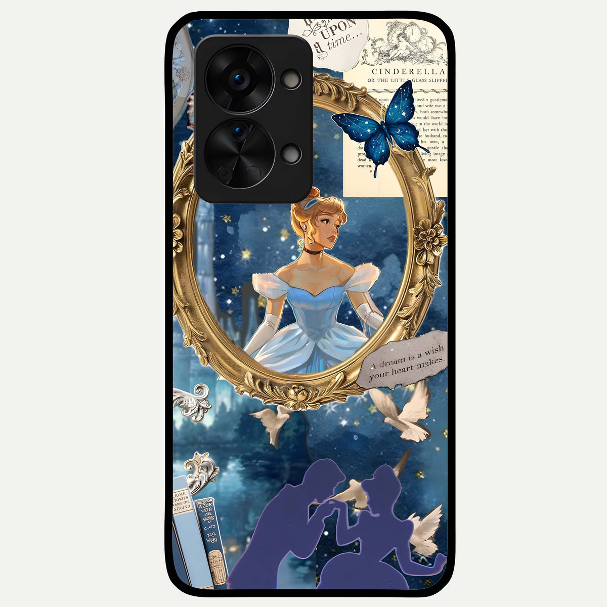  Midnight Queen Glass Case For OnePlus Nord 2T back cover – full design glossy printed glass finish