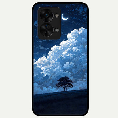  Midnight Sky Serenity Glass Case For OnePlus Nord 2T back cover – full design glossy printed glass finish