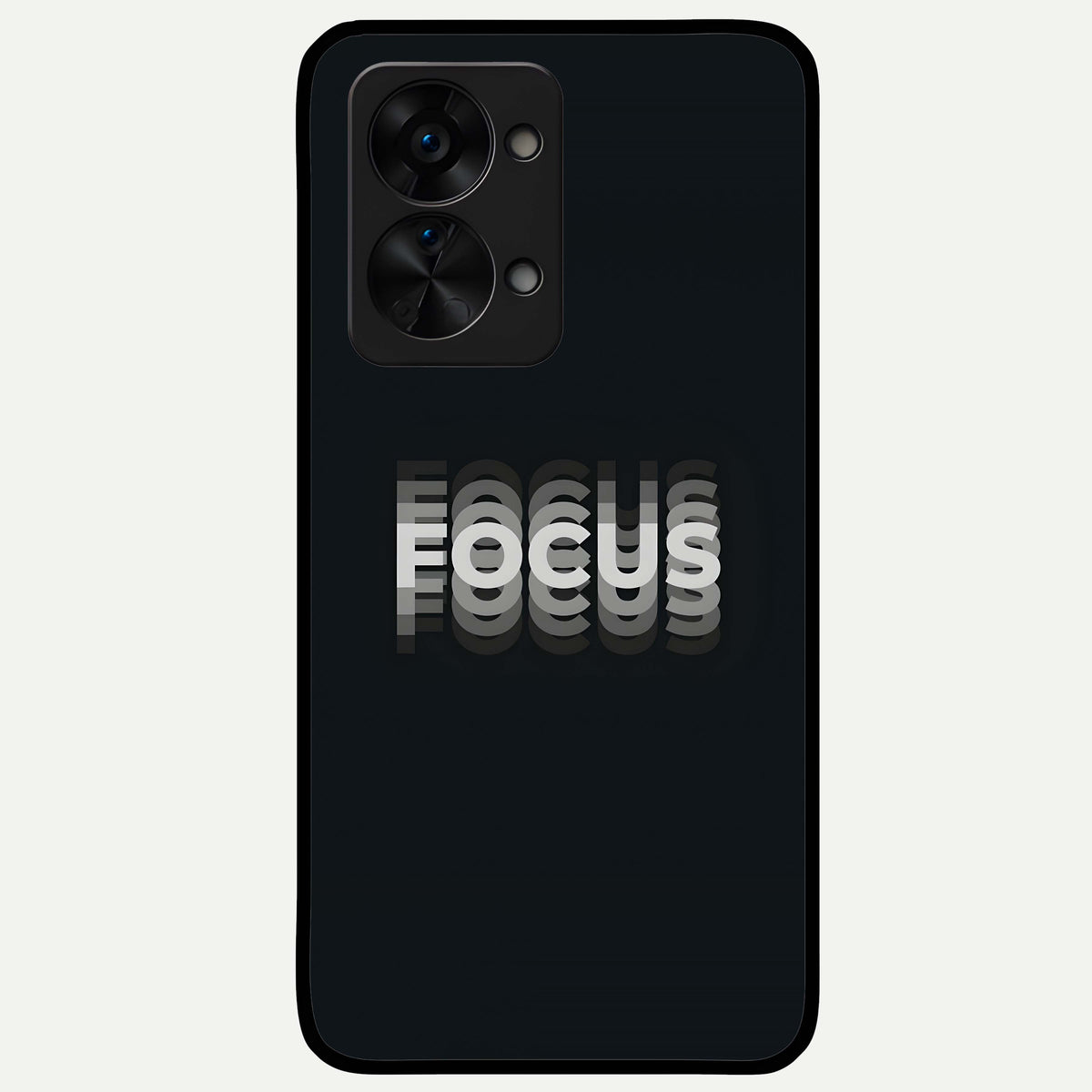  Mono Focus Vision Glass Case For OnePlus Nord 2T back cover – full design glossy printed glass finish