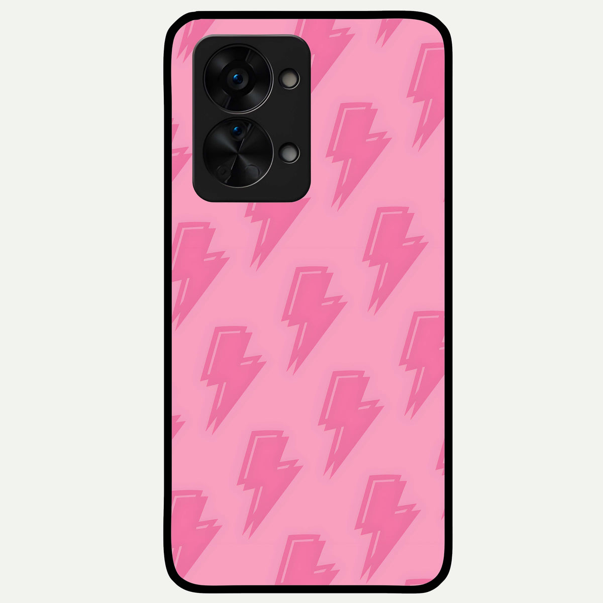 Pink Moo Magic Glass Case For OnePlus Nord 2T back cover – full design glossy printed glass finish