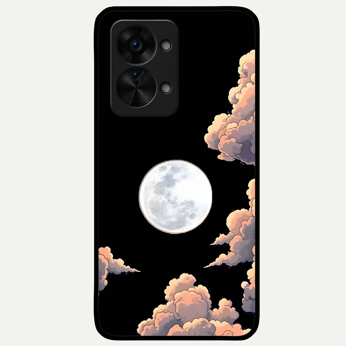  Shade Cloud Moon Glass Case For OnePlus Nord 2T back cover – full design glossy printed glass finish