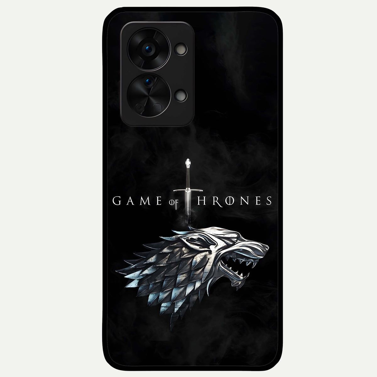  Throne Wolf Legacy Glass Case For OnePlus Nord 2T back cover – full design glossy printed glass finish