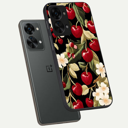  Blooming Spendor Bird phone case For OnePlus Nord 2T showing premium glass back cover with detailed artwork