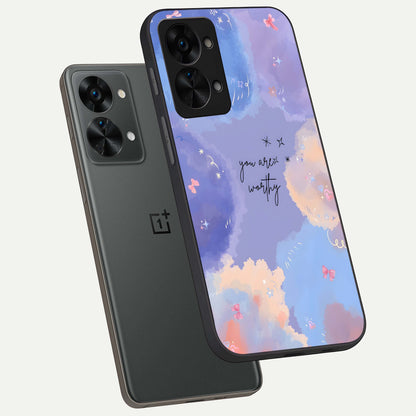  Celestial Cloud Magic phone case For OnePlus Nord 2T showing premium glass back cover with detailed artwork